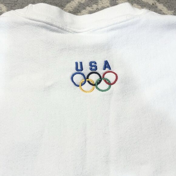 Vintage Team USA Olympics Champion Reverse Weave Sweatshirt Large Volleyball 90s - Picture 5 of 10